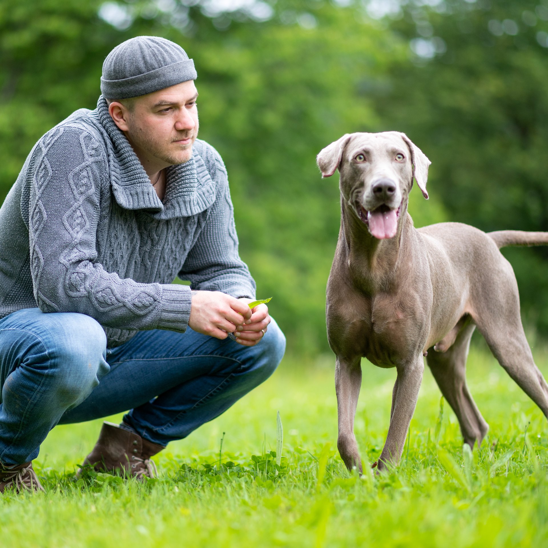 Jonas mit Hund
